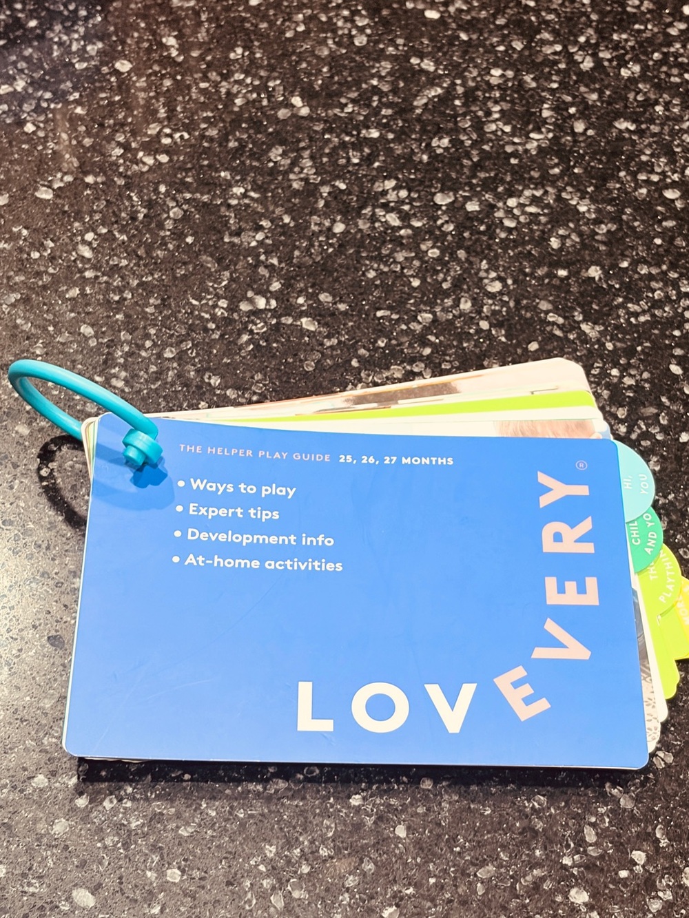 Lovevery Baby Activity Cards Play Guide - 25 26 and 27 months